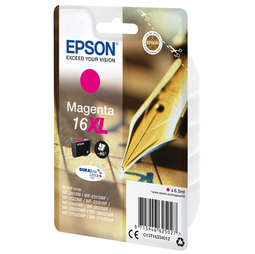 Cartuccia A Pigmenti Magenta Epson Durabrite Ultra Serie 16Xl/Penna E Cruciverba