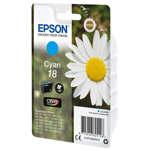Cartuccia Ciano Epson Claria Homeserie 18/Margherita In Conf. Blister Rs