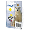 Cartuccia Giallo Epson Claria Premium, Serie 26Xl/Orso Polare, In Blister