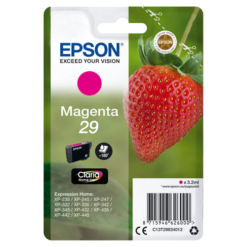 Cartuccia Inchiostro Magenta Serie 29 Fragola T2983