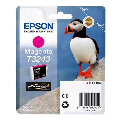 Cartuccia Magenta T3243 Per Surecolor P-400