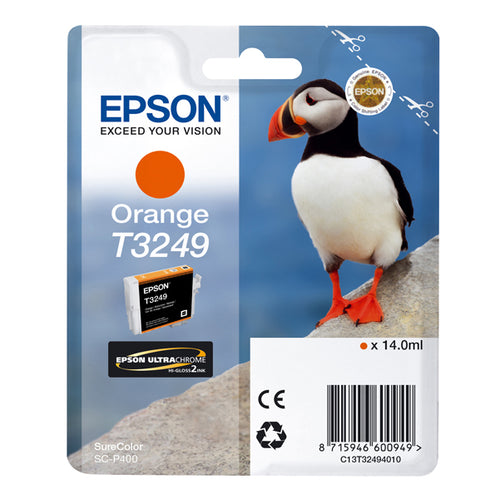 Cartuccia Orange T3249 Per Surecolor P-400