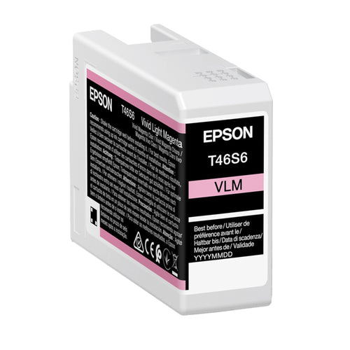 Epson Cartuccia Vivid Magenta T46S6 Per Ultrachrome Pro 10 _25Ml