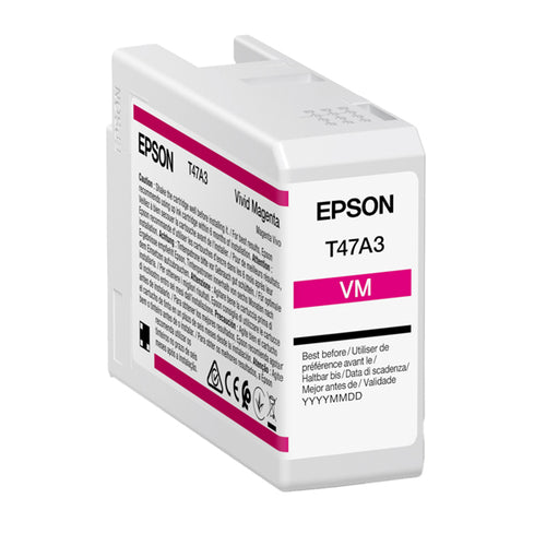 Epson Cartuccia Vivid Magenta T47A3 Per Ultrachrome Pro 10 _50Ml