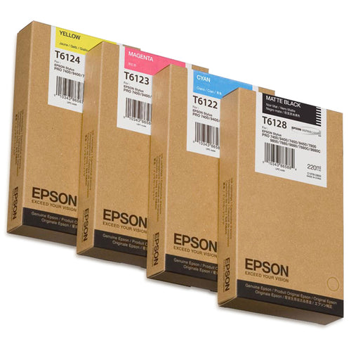 Tanica Inchiostro A Pigmenti Ciano Epson Ultrachrome (220Ml.