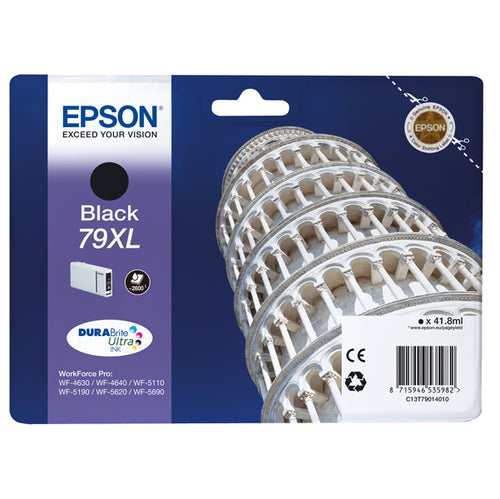 Tanica Inch. A Pigmenti Nero Durabrite Ultra Serie 79Xl Torre Di Pisa Blister