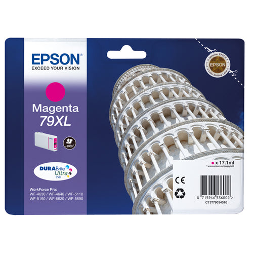 Tanica Inch. A Pigmenti Magenta Durabrite Ultra Serie 79Xl Torre Di Pisa Blister