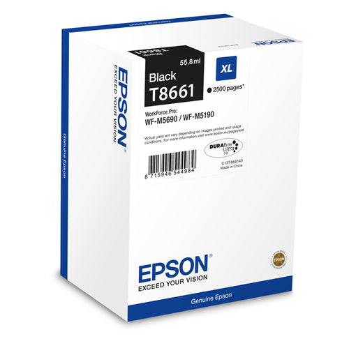 Tanica Inchiostro A Pigmenti Nero Epson Durabrite Ultra, T8662
