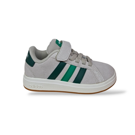 Sneakers bambino Adidas Grand Court grigio verdone sportive