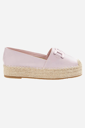 Espadrilles in ecopelle dettaglio catena | VERDE FASHION