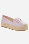 Espadrilles in ecopelle dettaglio catena | VERDE FASHION