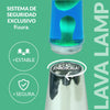 FISURA Lampada lava verde e blu