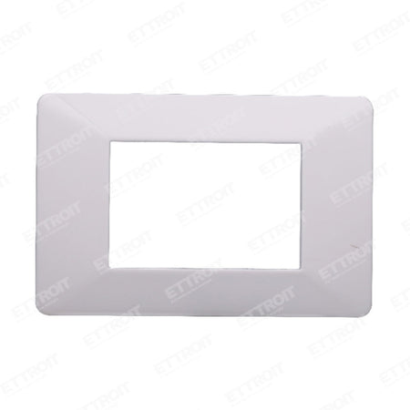 PLACCA PLASTICA 3P BIANCA Comp Plana
