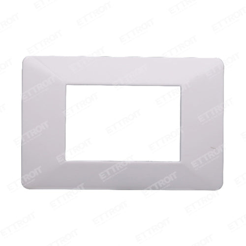 PLACCA PLASTICA 3P BIANCA Comp Plana
