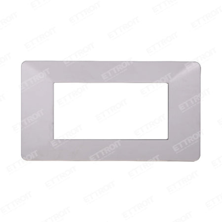 PLACCA PLASTICA 4P BIANCA PLANA