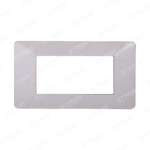PLACCA PLASTICA 4P BIANCA PLANA