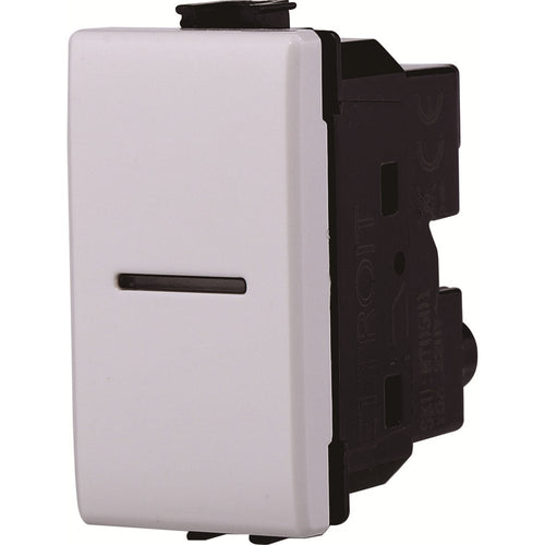 PULSANTE 1P ASSIALE - COMP. TICINO MATIX