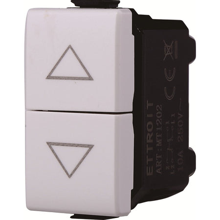 PULSANTE DOPPIO 1P+1P 16A COMP. MATIX