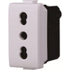 PRESA BIPASSO 2 + T 16A COMPATIBILE MATIX