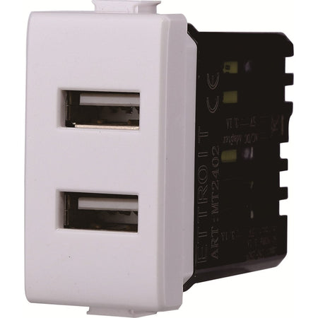 PRESA USB 2 POSTI 2.1AMH - MATIX
