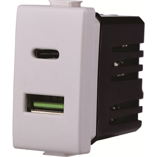 PRESA USB 2 IN 1 USB+TYE-C 3.1AMH MATIX