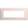 PLACCA PLASTICA 6P BIANCA COMP. TICINO LIVING