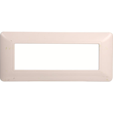 PLACCA PLASTICA 6P BIANCA COMP. TICINO LIVING