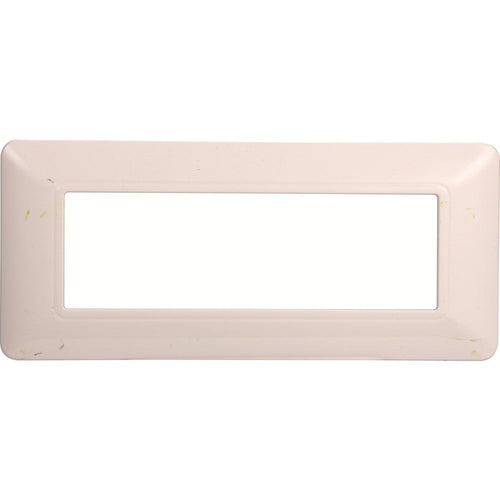 PLACCA PLASTICA 6P BIANCA COMP. TICINO LIVING