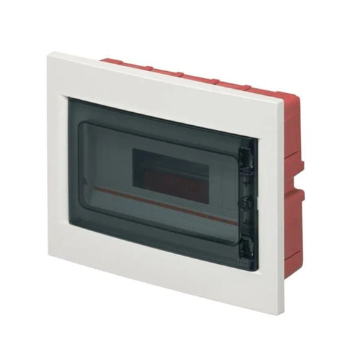 Centralino incasso Bianco Porta Trasparente 12 moduli