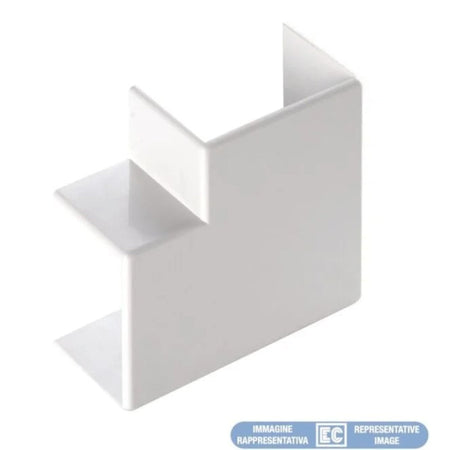 Angolo piano per canale dim. 100x40 bianco