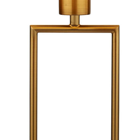 Lampada Da Scrivania Contemporanea Claire Metallo Oro Tessuto Bianco 1 Luce E27