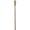 Piantana Contemporaneo Fiammingo Acciaio Ottone Tessuto 1 Luce E27