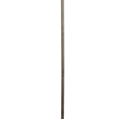 Piantana Contemporaneo Linea Acciaio Ottone Vetro 1 Luce E27