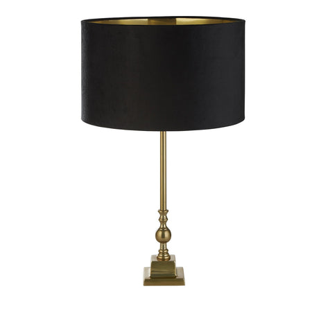 Lampada Da Scrivania Contemporanea Whitby Metallo Cromo Tessuto Nero 1 Luce E27