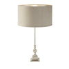 Lampada Da Scrivania Contemporanea Whitby Metallo Cromo Velluto Talpa 1 Luce E27
