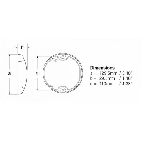 Euroled 150 Acciaio Luce Calda/Ros