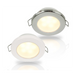 Euroled 75 Acciaio Luce Calda 12V