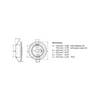 Euroled 75 Plastica Luce Bianca 24V