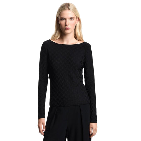 EMPORIO ARMANI maglie donna emporio armani - maglia - nero da donna