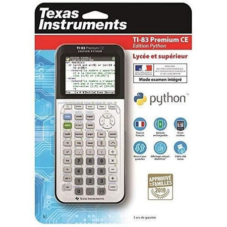 Texas Instrument Calculator TI-83 Premium CE Python