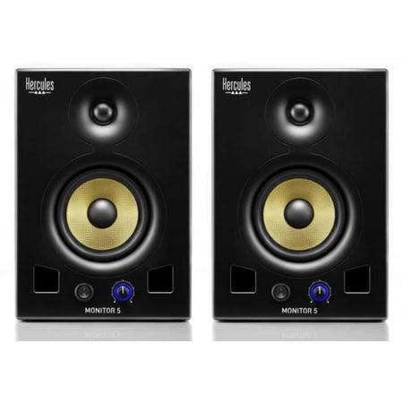 Monitor altoparlante HERCULES 5-2 volte 80 Watt RMS - 160 Watt Potenza di picco - Bi Amplificazione LF 50 Watt e HF 30 Watt