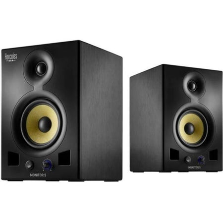 Monitor altoparlante HERCULES 5-2 volte 80 Watt RMS - 160 Watt Potenza di picco - Bi Amplificazione LF 50 Watt e HF 30 Watt