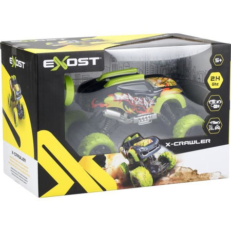 EXOST X-CRAWLER - Coche 4x4 a control remoto - Todo terreno - Formato con suspensiones delantera y trasera - A partir de 5 aos