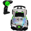 Auto telecomandata - EXOST - Metallo cromato 1:14 - 15 km/h - 31 -5 cm - argento e verde - 5 anni