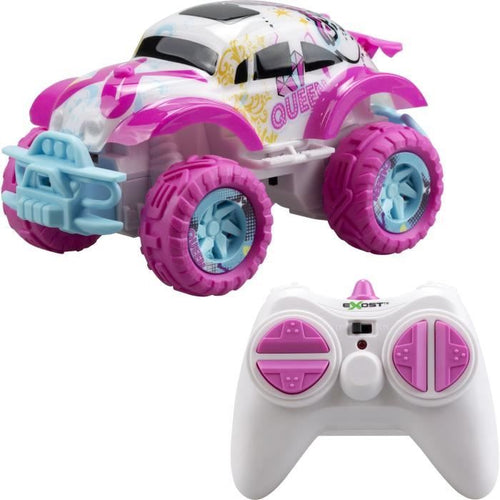 EXOST MINI PIXIE - Cochecito a control remoto Buggy - Todo terreno - Color rosa - Tamao mini 14 cm - A partir de 5 aos