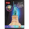 Puzzle 3D luminoso - Statua della Libertà - Set di costruzioni - EXPLORA - 79 pezzi - Età 8+
