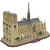 Puzzle 3D - Notre Dame de Paris - Gioco di costruzioni - EXPLORA - 128 pezzi - Da 8 anni in su