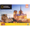 Puzzle 3D - Notre Dame de Paris - Gioco di costruzioni - EXPLORA - 128 pezzi - Da 8 anni in su