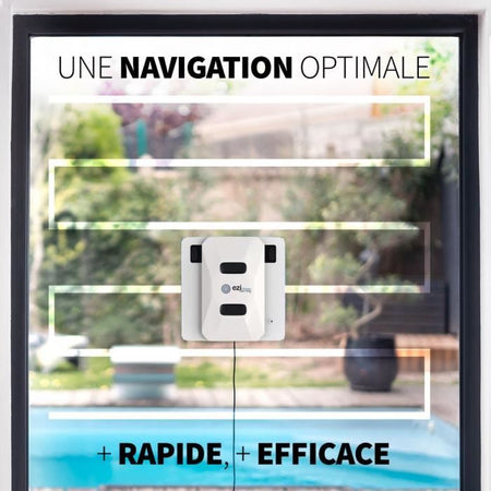 Robot per la pulizia dei vetri - EZICLEAN Windobot S5 Pro - 72 W - Bianco