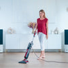 Scopa aspirante a vapore - EZICLEAN - CYCLOSTEAM P320 - 1800 W - 35 g/min - 84 dB - 1 L - Nero / Rosso
